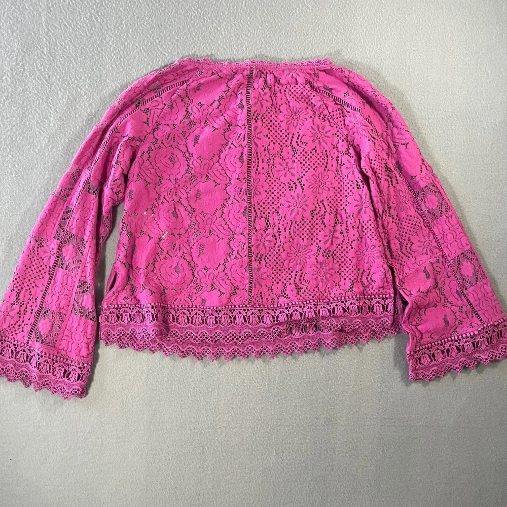 Anthropologie floral lace